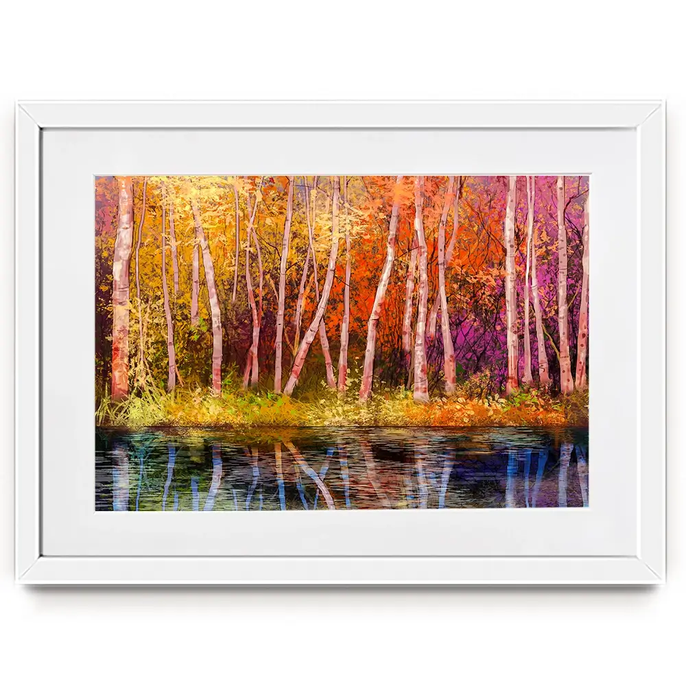 Autumn Trees Framed Art Print Autumn Trees Framed Art Print wall art product pluie_r / Shutterstock