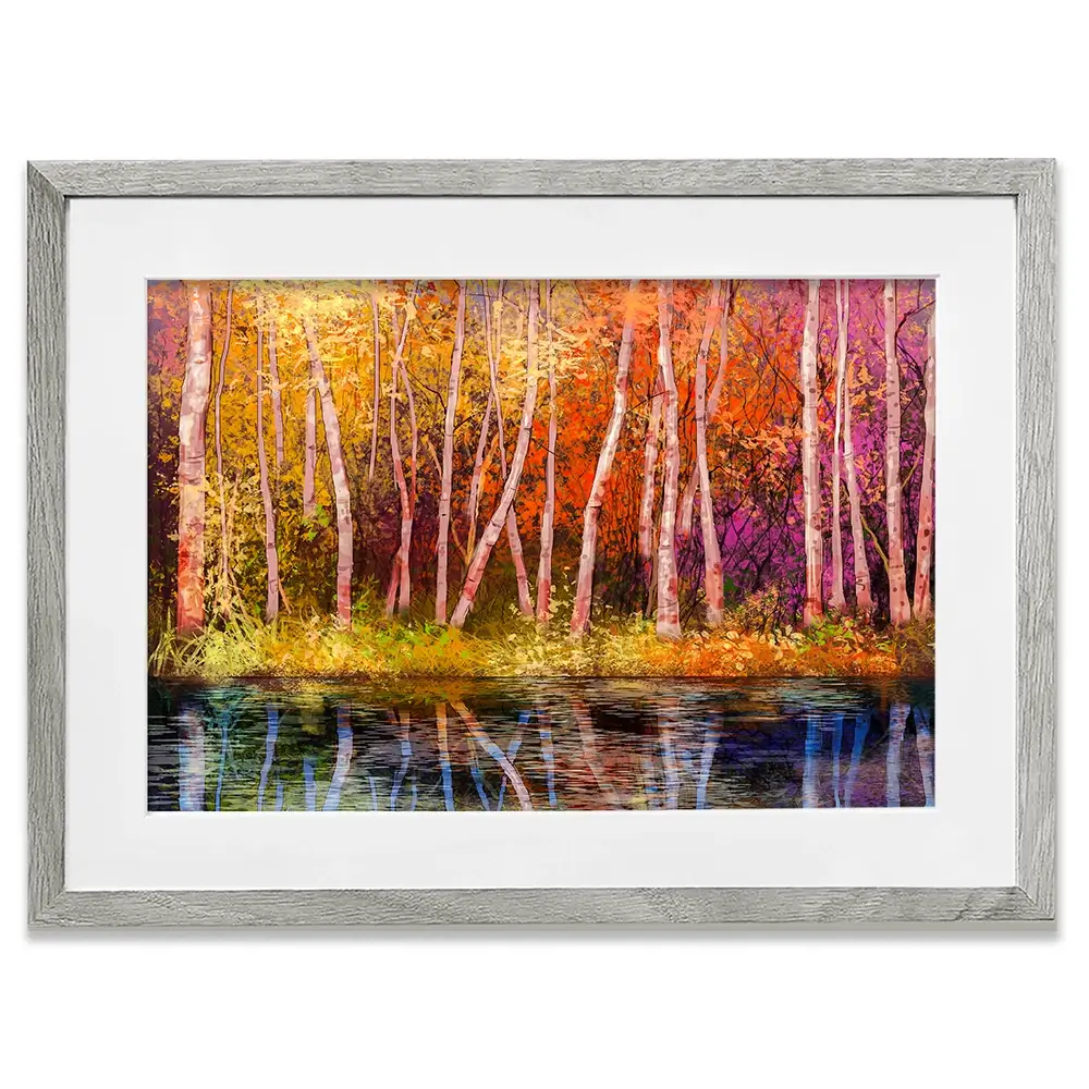Autumn Trees Framed Art Print Autumn Trees Framed Art Print wall art product pluie_r / Shutterstock