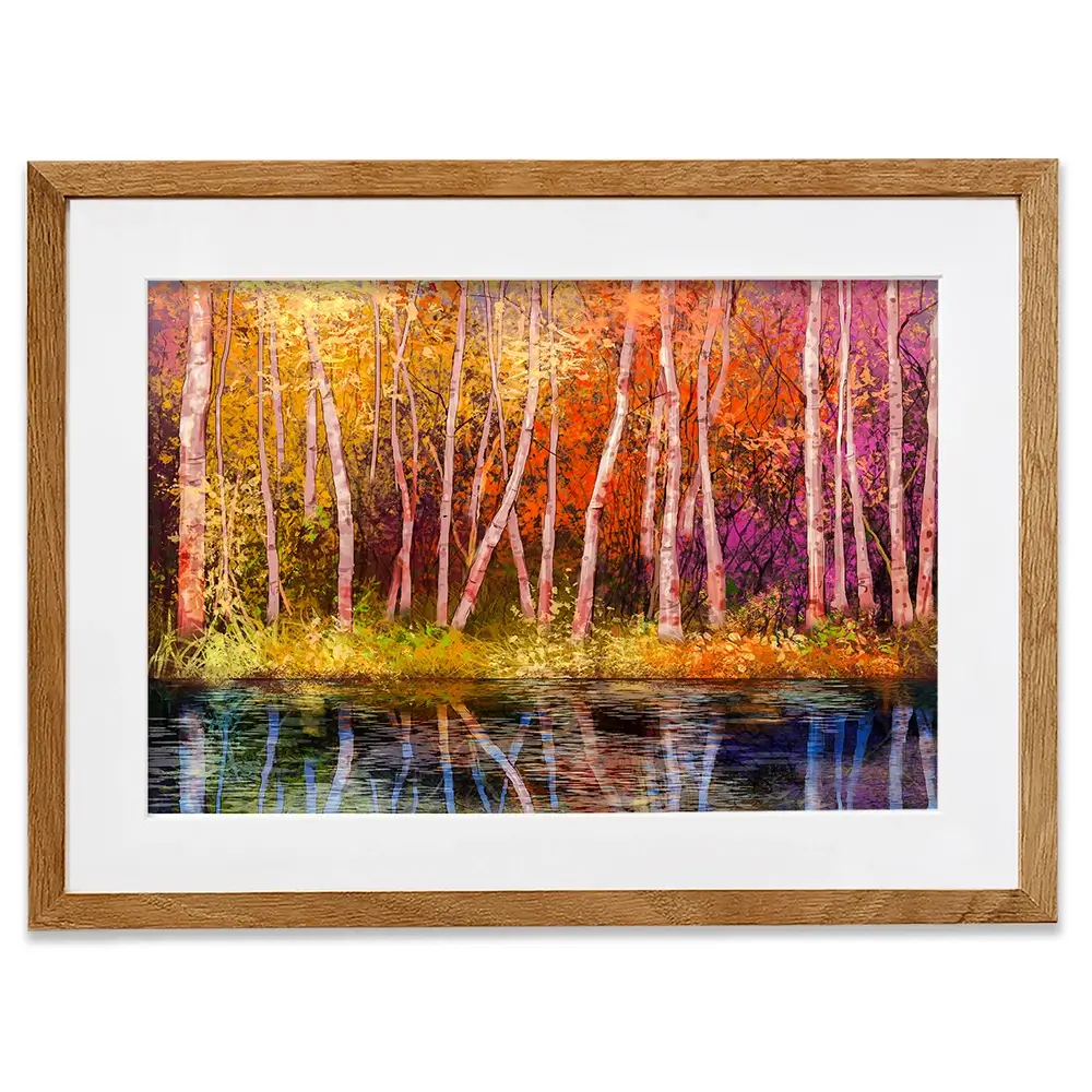 Autumn Trees Framed Art Print Autumn Trees Framed Art Print wall art product pluie_r / Shutterstock