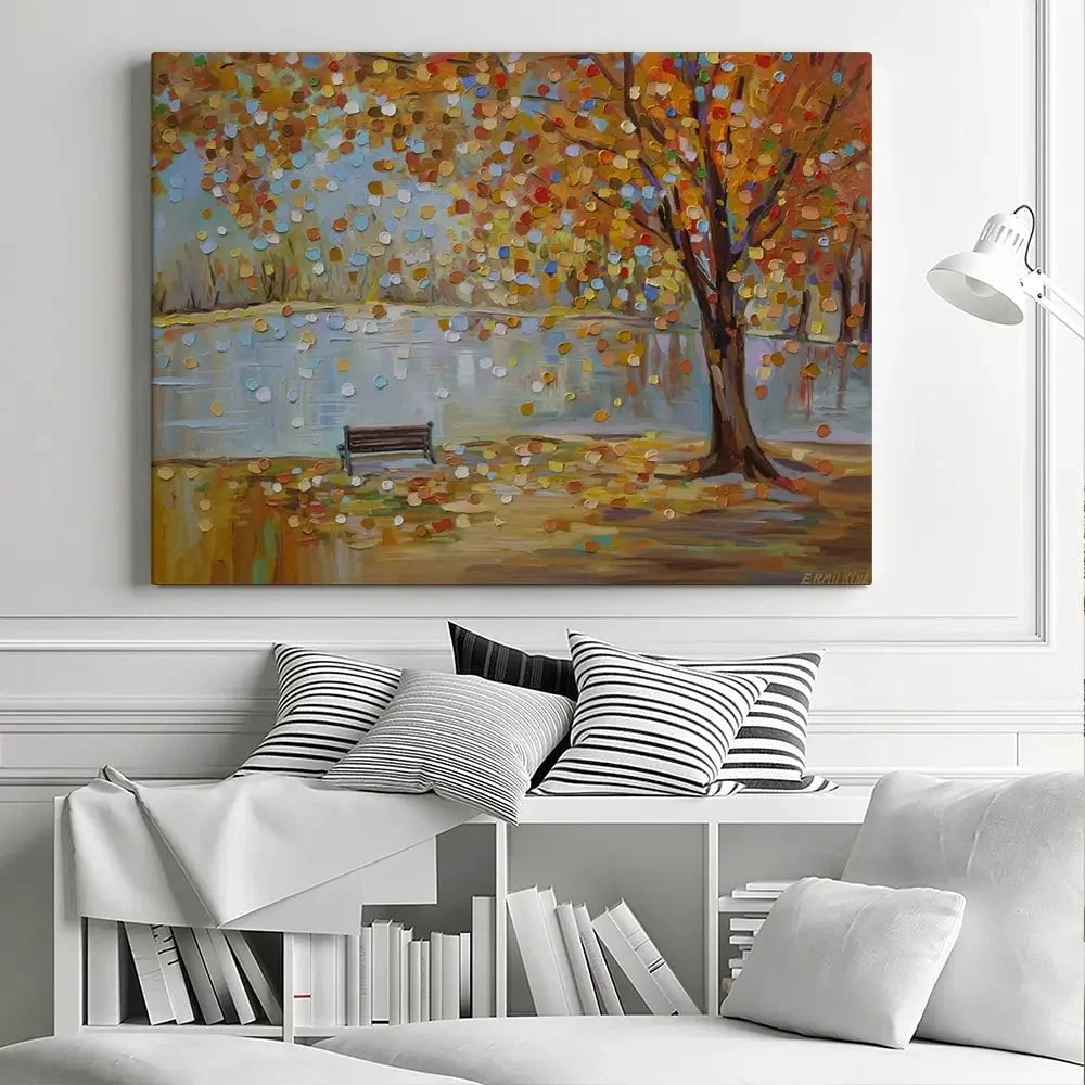 Autumn Veil Canvas Print Autumn Veil Canvas Print wall art product Ekaterina Ermilkina