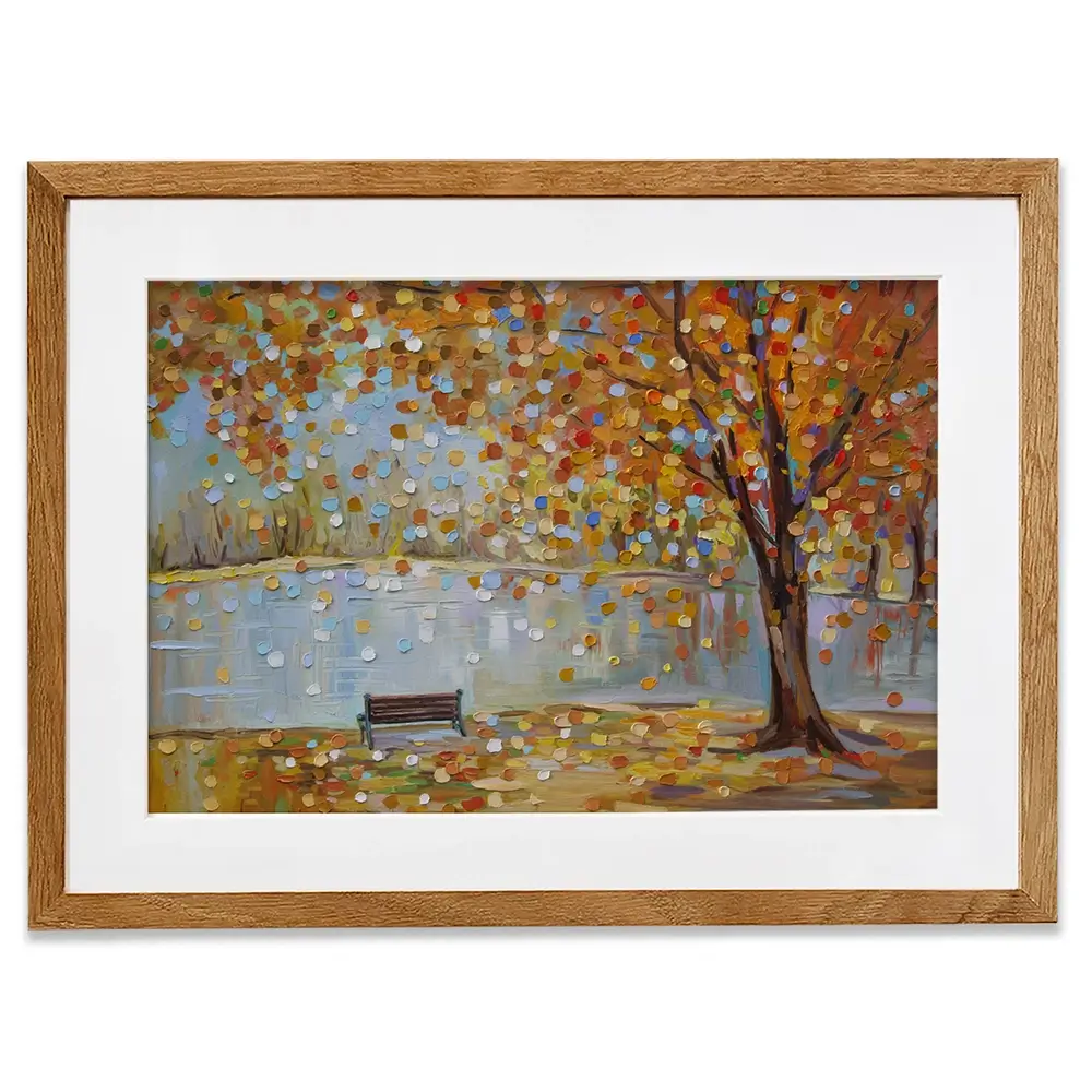 Autumn Veil Framed Art Print Autumn Veil Framed Art Print wall art product Ekaterina Ermilkina