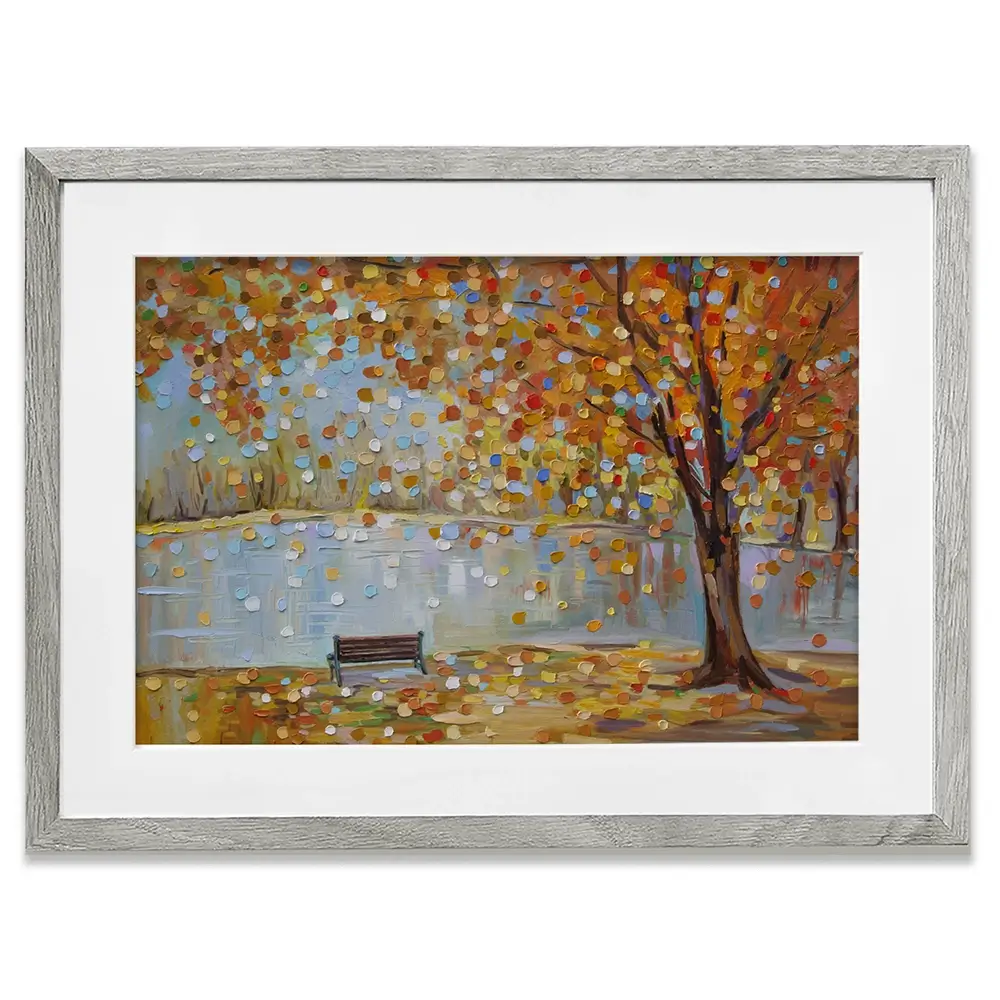 Autumn Veil Framed Art Print Autumn Veil Framed Art Print wall art product Ekaterina Ermilkina
