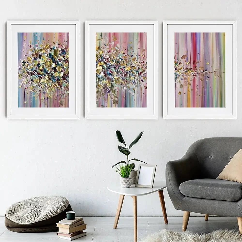 Awakening Framed Art Print Trio Awakening Framed Art Print Trio wall art product Nada Khatib