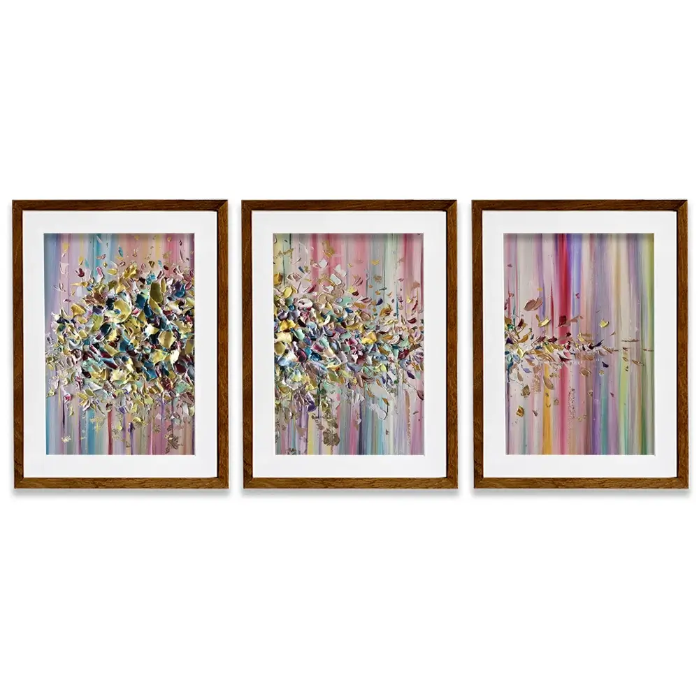 Awakening Framed Art Print Trio Awakening Framed Art Print Trio wall art product Nada Khatib