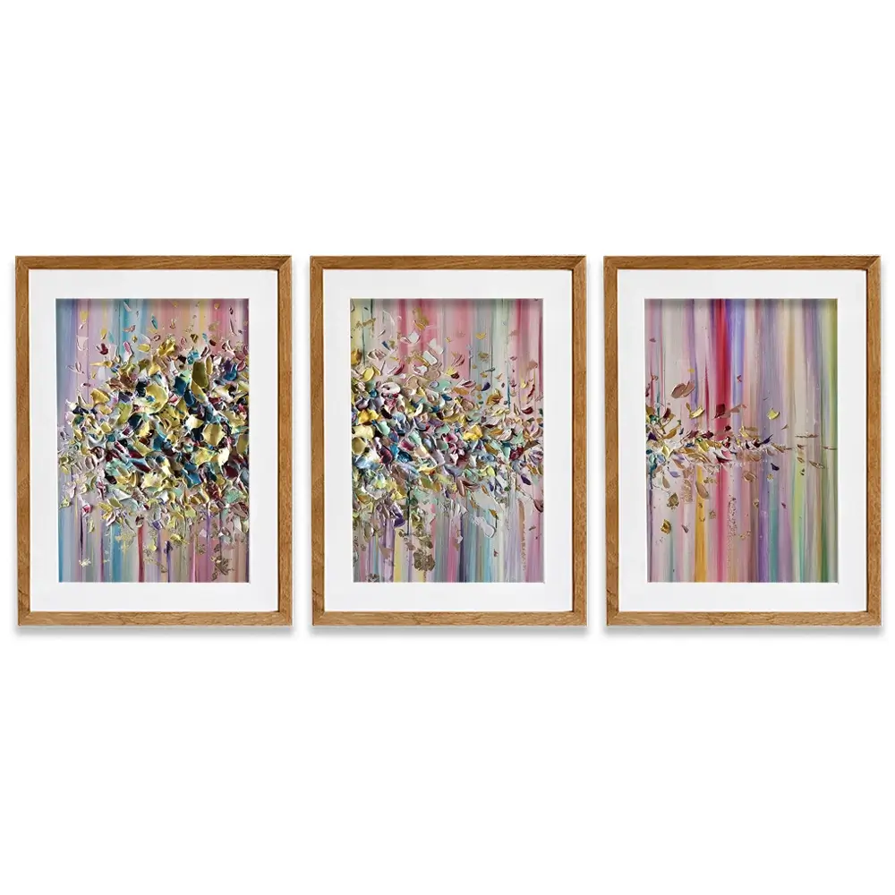 Awakening Framed Art Print Trio Awakening Framed Art Print Trio wall art product Nada Khatib