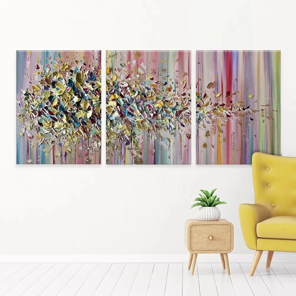 Awakening Trio Canvas Print Awakening Trio Canvas Print | 3 Panel Canvas Art wall art product Nada Khatib