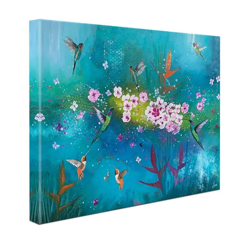 Away With The Fairies Canvas Print Away With The Fairies Canvas Print wall art product Laure Bury