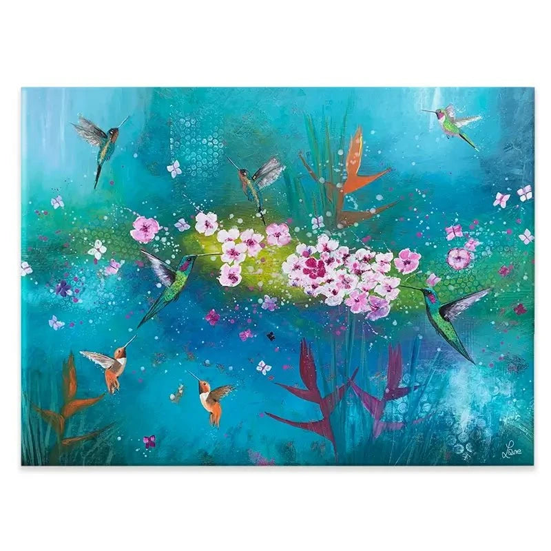 Away With The Fairies Canvas Print Away With The Fairies Canvas Print wall art product Laure Bury