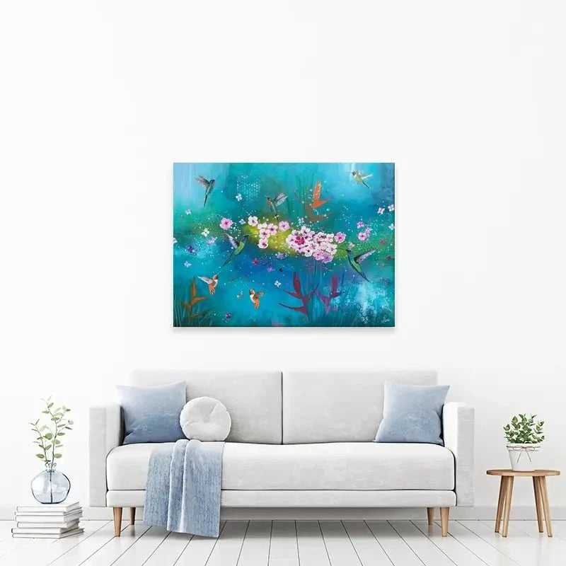 Away With The Fairies Canvas Print Away With The Fairies Canvas Print wall art product Laure Bury