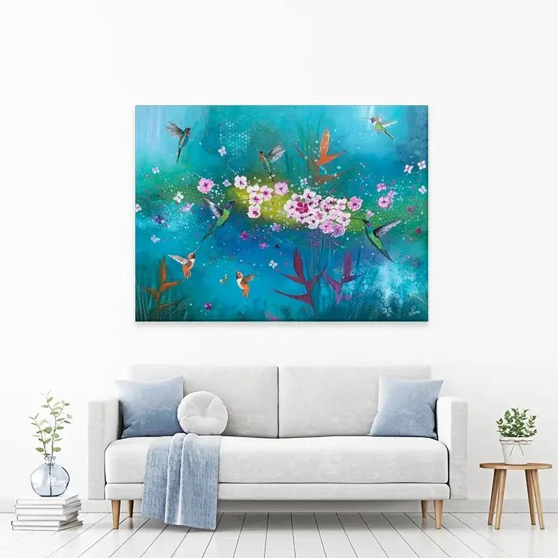 Away With The Fairies Canvas Print Away With The Fairies Canvas Print wall art product Laure Bury
