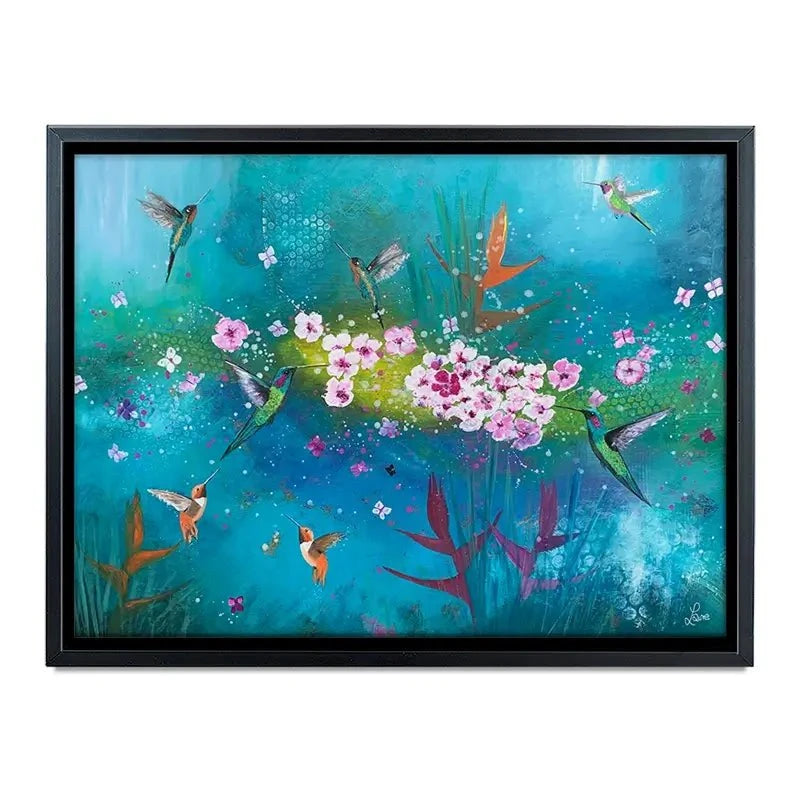Away With The Fairies Canvas Print Away With The Fairies Canvas Print wall art product Laure Bury