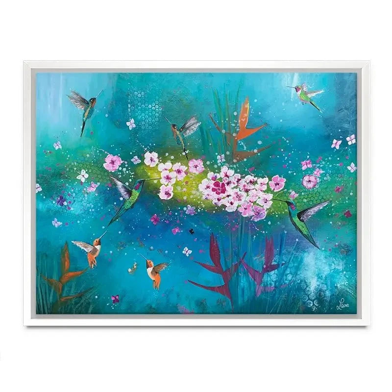 Away With The Fairies Canvas Print Away With The Fairies Canvas Print wall art product Laure Bury