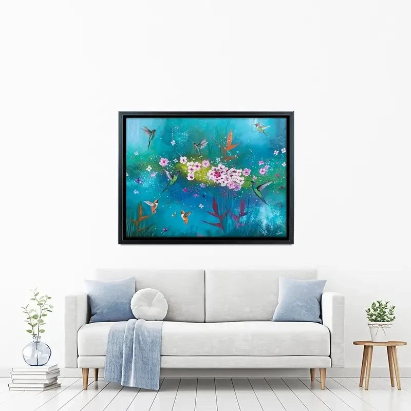 Away With The Fairies Canvas Print Away With The Fairies Canvas Print wall art product Laure Bury