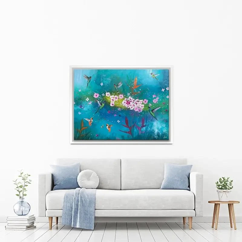 Away With The Fairies Canvas Print Away With The Fairies Canvas Print wall art product Laure Bury