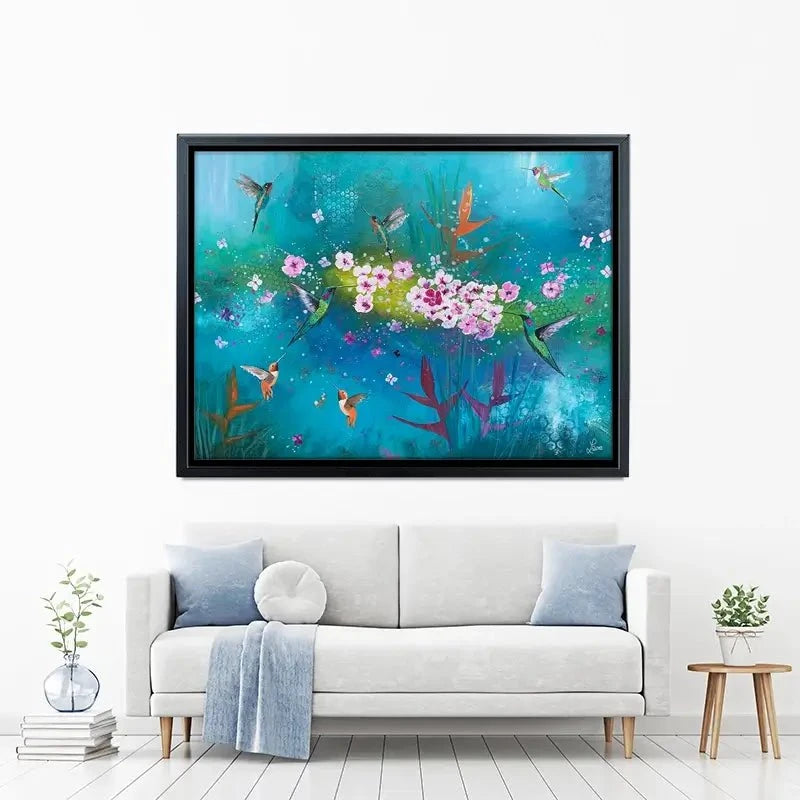 Away With The Fairies Canvas Print Away With The Fairies Canvas Print wall art product Laure Bury