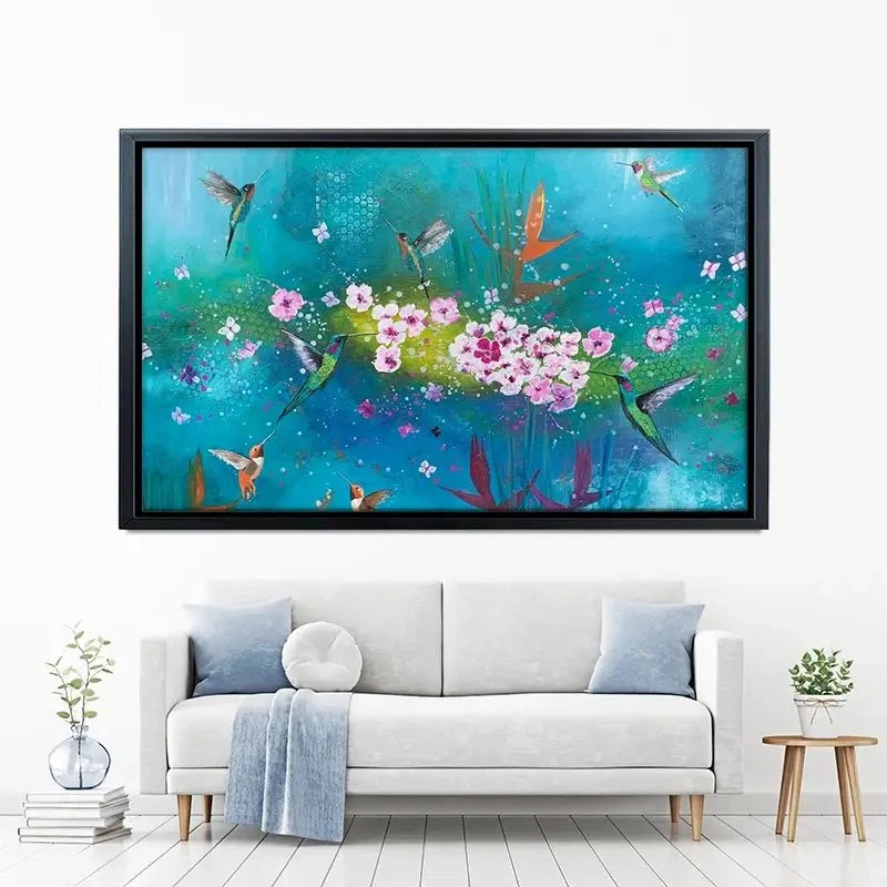 Away With The Fairies Canvas Print Away With The Fairies Canvas Print wall art product Laure Bury