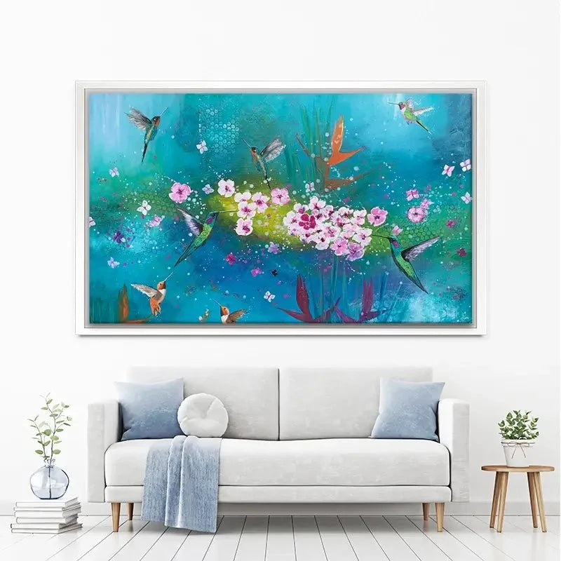 Away With The Fairies Canvas Print Away With The Fairies Canvas Print wall art product Laure Bury