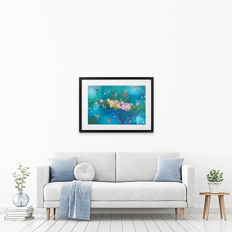 Away With The Fairies Framed Art Print Away With The Fairies Framed Art Print wall art product Laure Bury