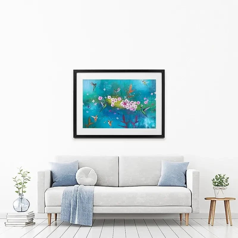 Away With The Fairies Framed Art Print Away With The Fairies Framed Art Print wall art product Laure Bury
