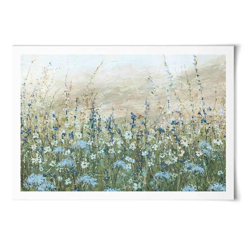 Azure Meadow Art Print Azure Meadow Art Print wall art product Carol Robinson