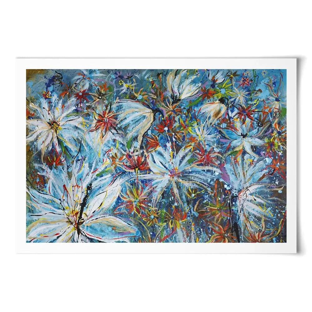Azurro Art Print Azurro Art Print wall art product Maria Moretti