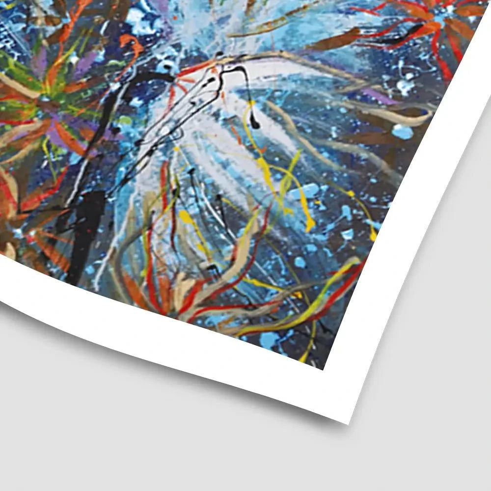 Azurro Art Print Azurro Art Print wall art product Maria Moretti