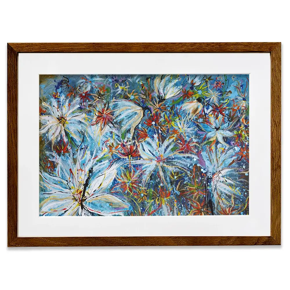 Azurro Framed Art Print Azurro Framed Art Print wall art product Maria Moretti