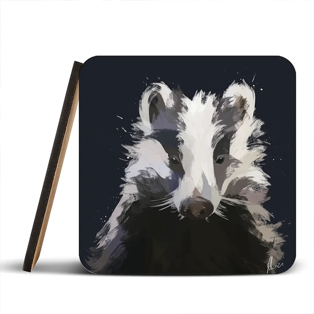 Badger Coaster Set Badger Coaster Set wall art product Aimee Linzi
