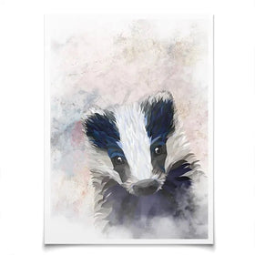 Badger Haze Art Print Badger Haze Art Print wall art product Sarah Manovski