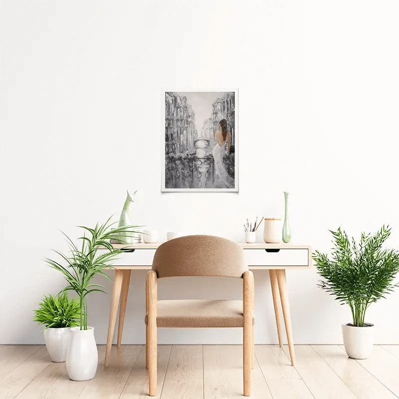 Balcony In Venice Art Print Balcony In Venice Art Print wall art product Isabella Karolewicz