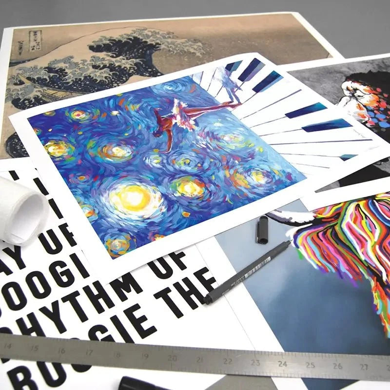 Ballerina Starry Night Art Print Ballerina Starry Night Art Print wall art product Leon Devenice