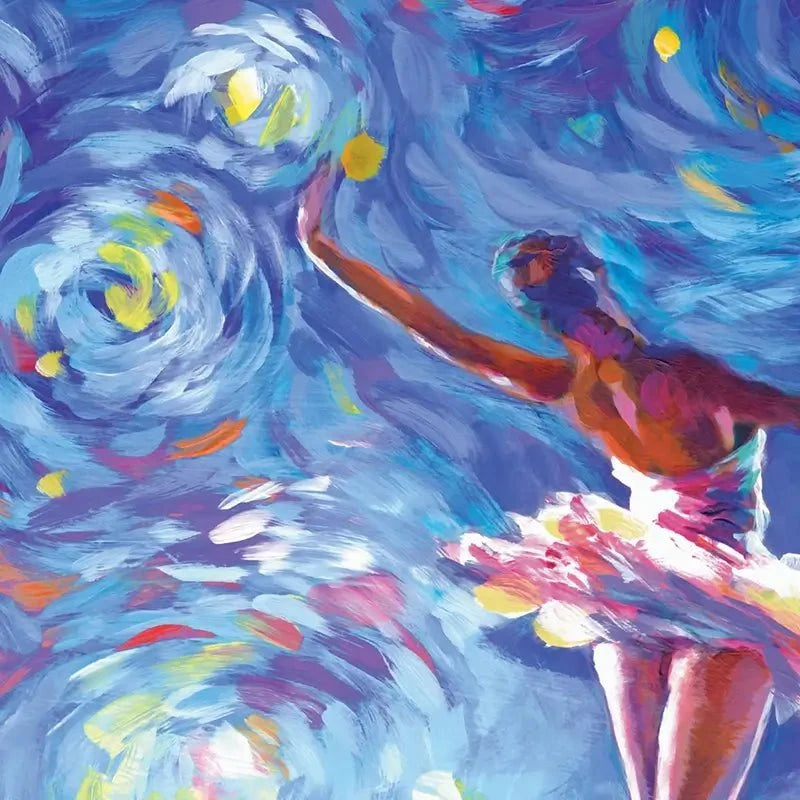 Ballerina Starry Night Art Print Ballerina Starry Night Art Print wall art product Leon Devenice