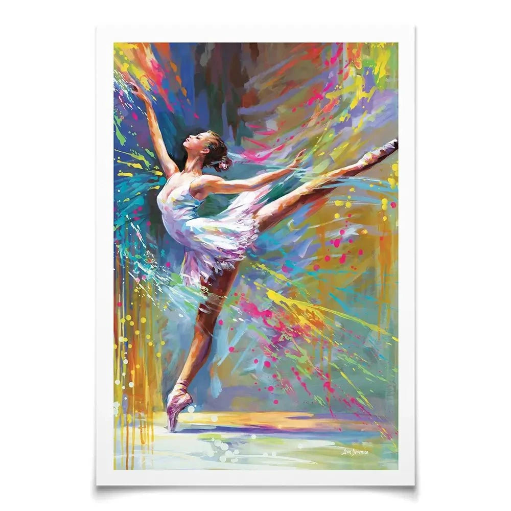 Ballerinas Moment Of Magic Art Print