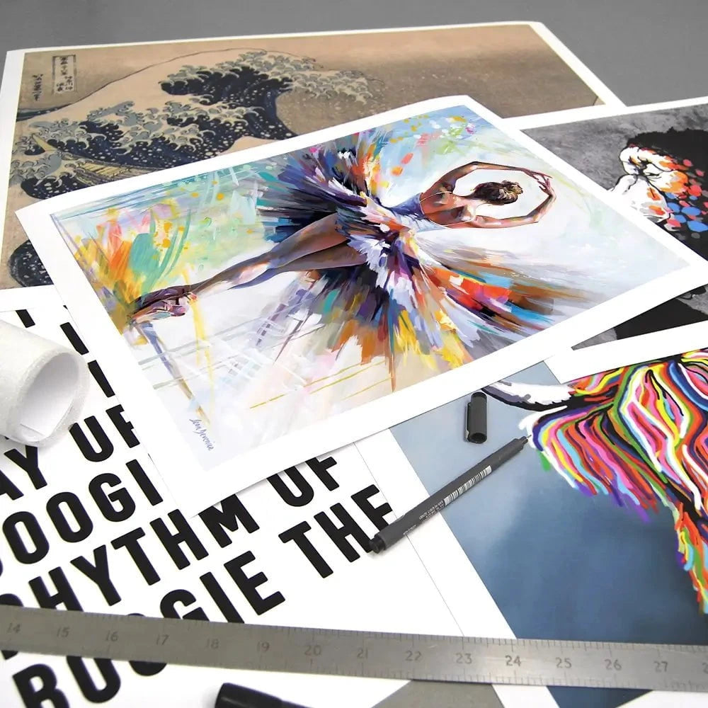 Ballerinas Prelude To Passion Art Print Ballerinas Prelude To Passion Art Print wall art product Leon Devenice