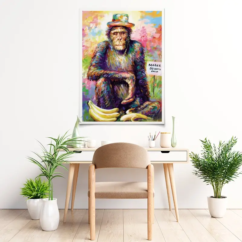 Banana King Art Print Banana King Art Print wall art product Leon Devenice