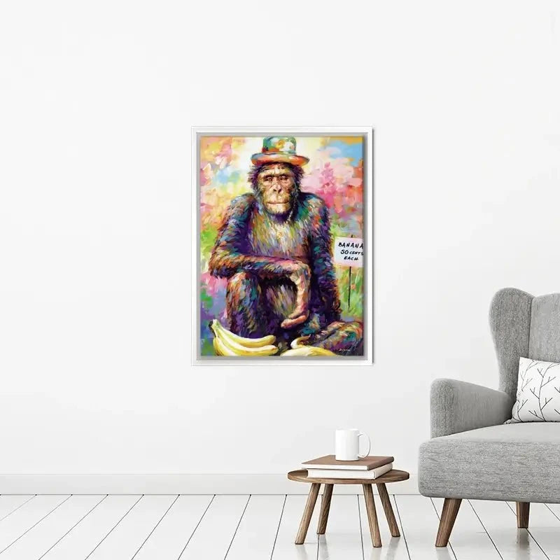 Banana King Canvas Print Banana King Canvas Print wall art product Leon Devenice