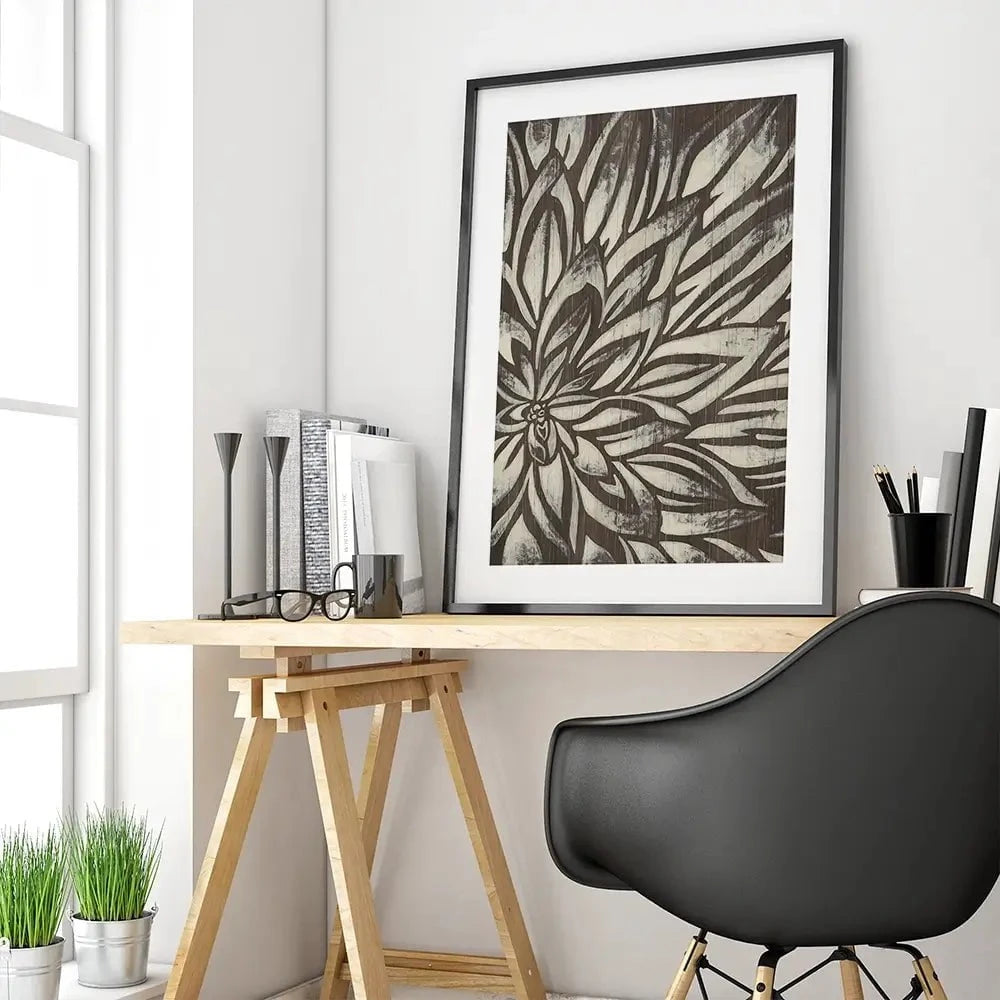 Barnwood Blossom Framed Art Print Barnwood Blossom Framed Art Print wall art product June Erica Vess