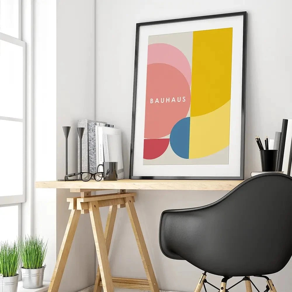 Bauhaus 4 Framed Art Print Bauhaus 4 Framed Art Print wall art product Art Print Shop