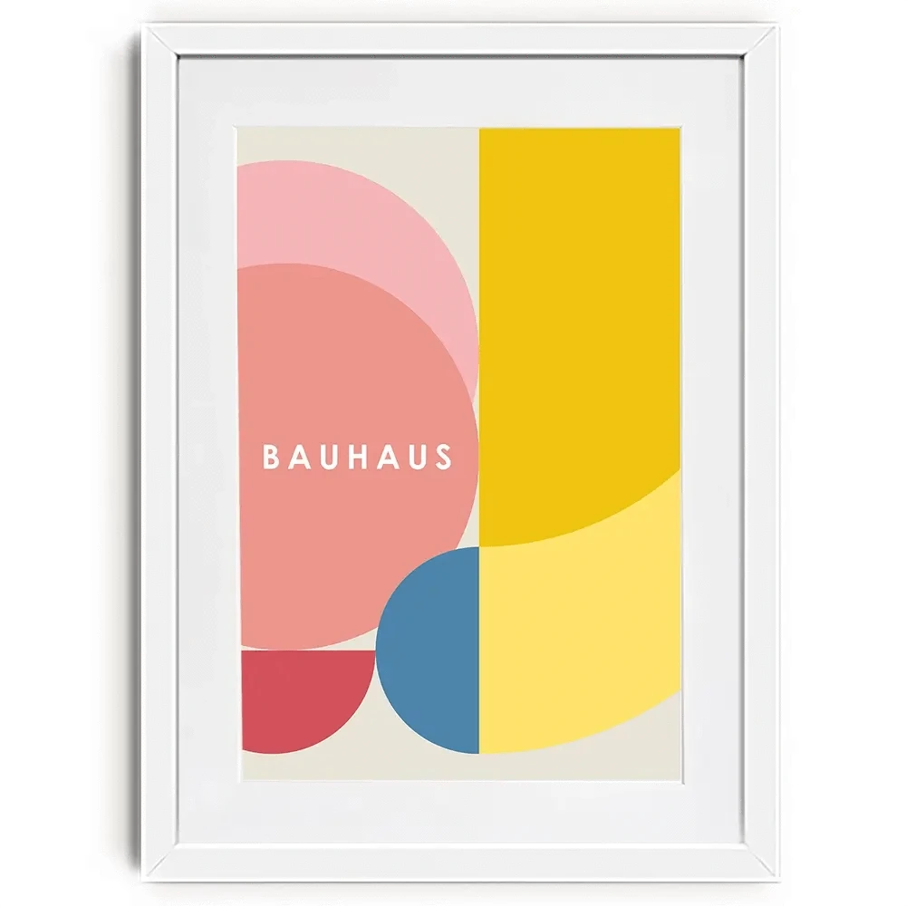 Bauhaus 4 Framed Art Print Bauhaus 4 Framed Art Print wall art product Art Print Shop