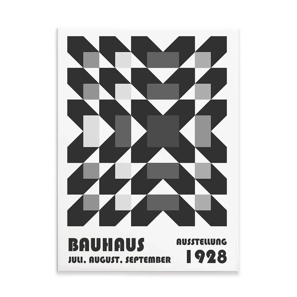 Bauhaus 50 Canvas Print Bauhaus 50 Canvas Print wall art product Art Print Shop