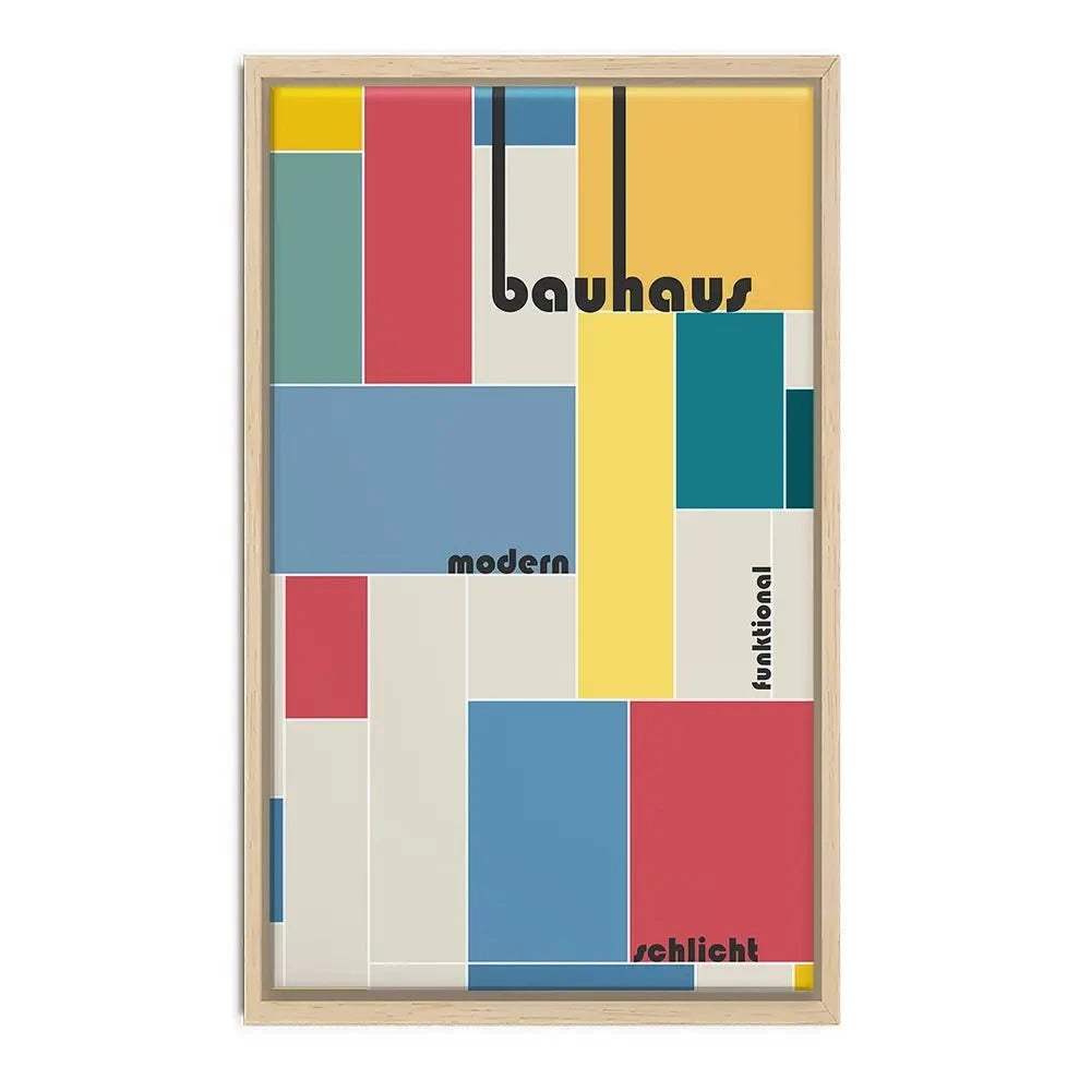 Bauhaus 6 Canvas Print Bauhaus 6 Canvas Print wall art product Art Print Shop