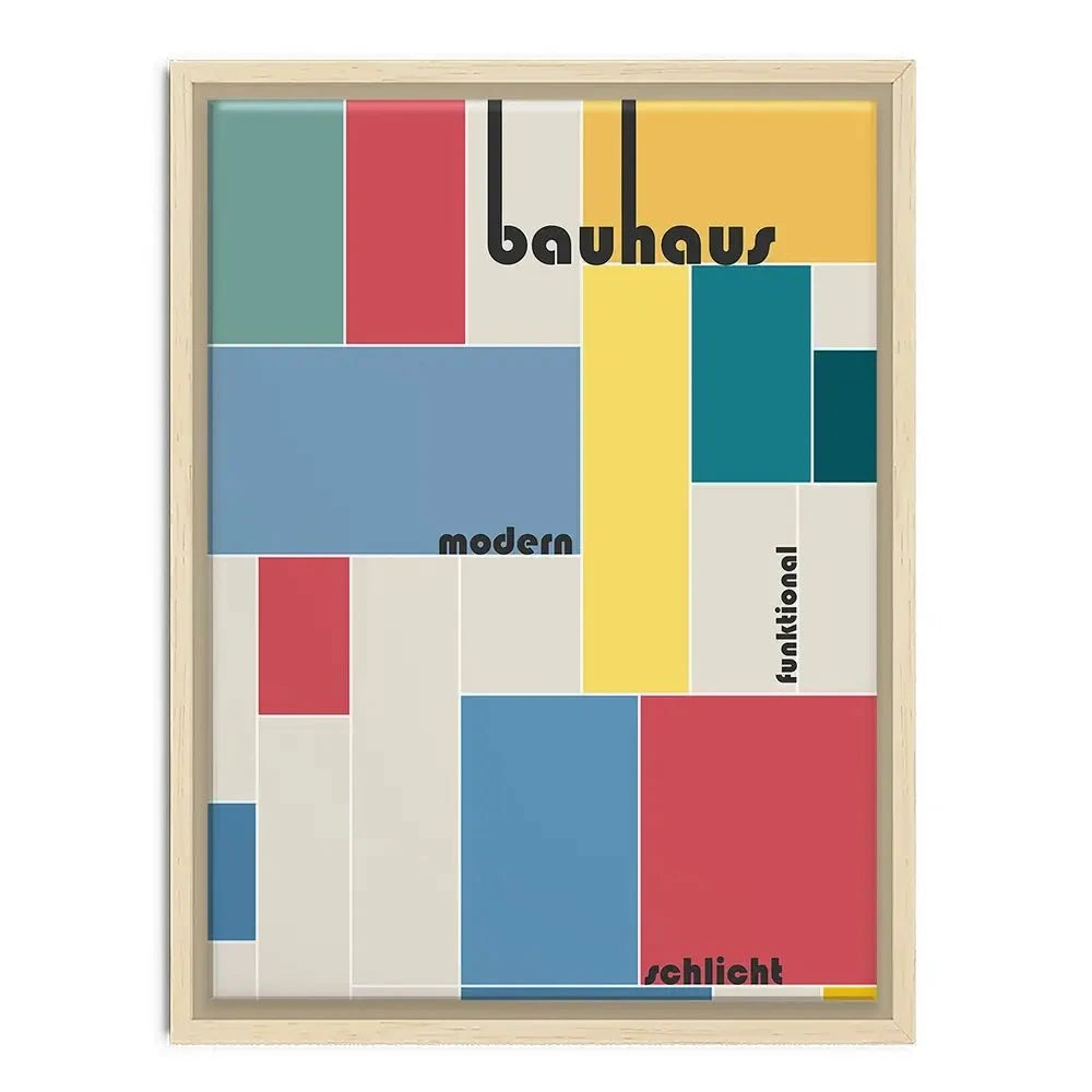 Bauhaus 6 Canvas Print Bauhaus 6 Canvas Print wall art product Art Print Shop