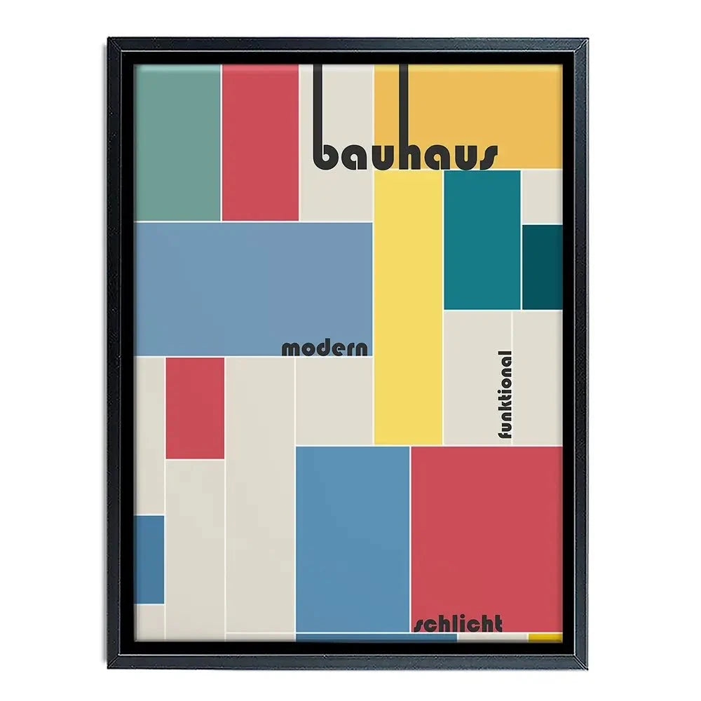 Bauhaus 6 Canvas Print Bauhaus 6 Canvas Print wall art product Art Print Shop