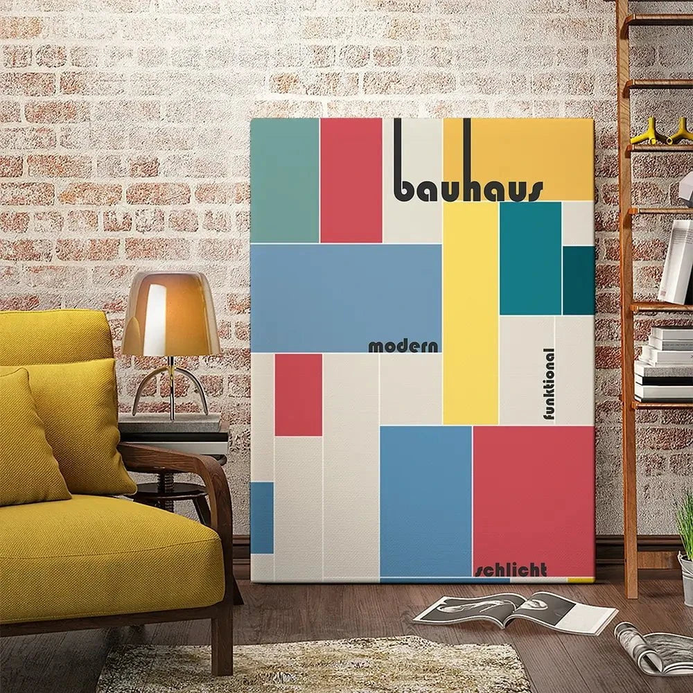 Bauhaus 6 Canvas Print Bauhaus 6 Canvas Print wall art product Art Print Shop