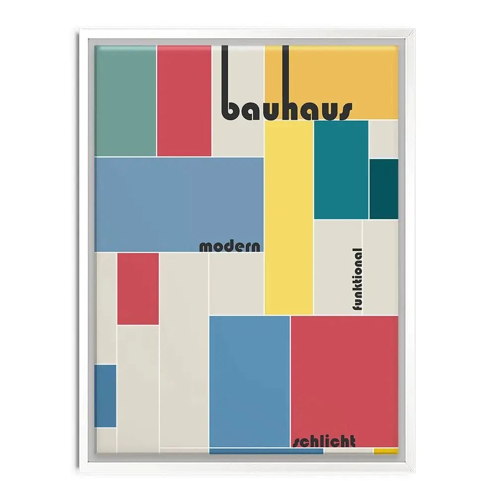 Bauhaus 6 Canvas Print Bauhaus 6 Canvas Print wall art product Art Print Shop