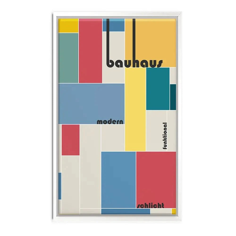 Bauhaus 6 Canvas Print Bauhaus 6 Canvas Print wall art product Art Print Shop