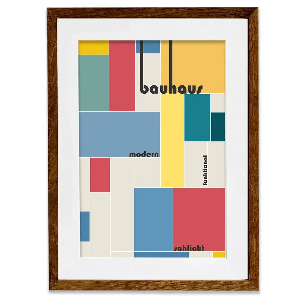 Bauhaus 6 Framed Art Print Bauhaus 6 Framed Art Print wall art product Art Print Shop