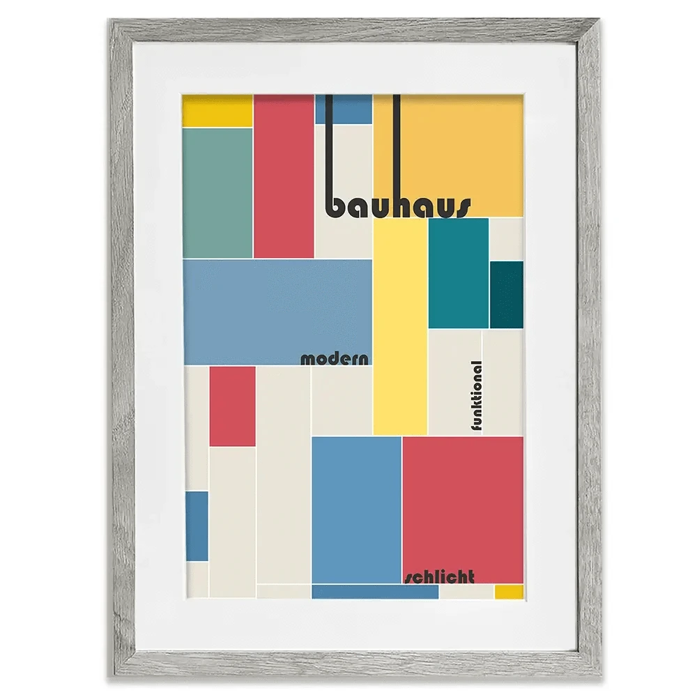 Bauhaus 6 Framed Art Print Bauhaus 6 Framed Art Print wall art product Art Print Shop