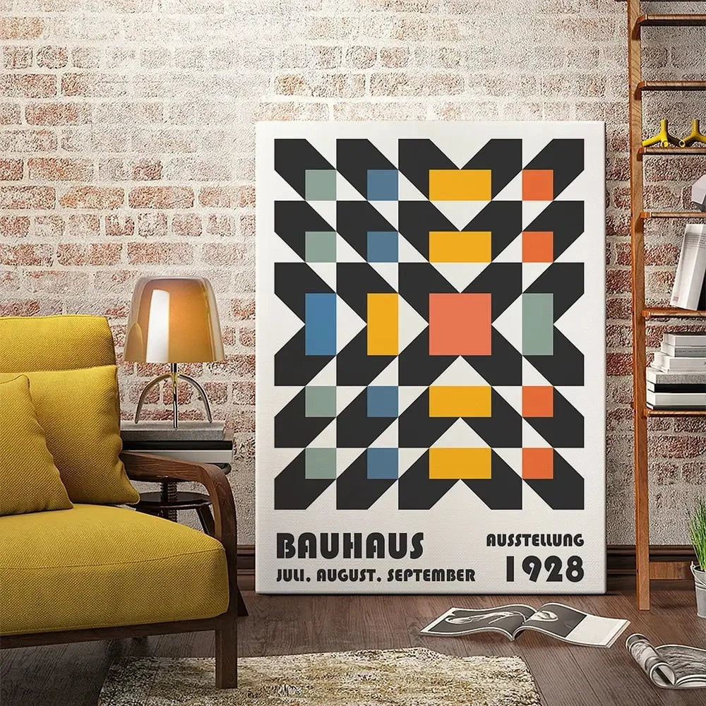 Bauhaus 9 Canvas Print Bauhaus 9 Canvas Print wall art product Art Print Shop