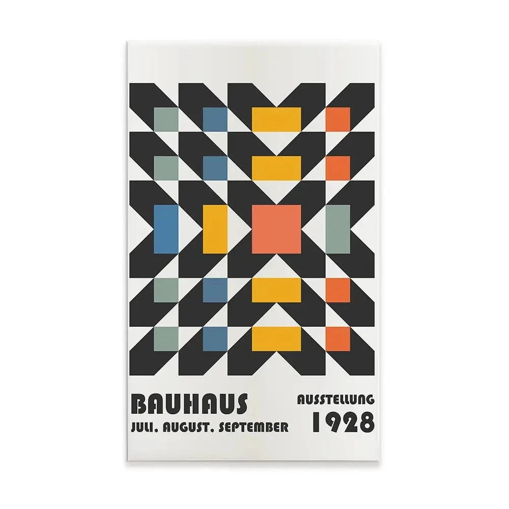 Bauhaus 9 Canvas Print Bauhaus 9 Canvas Print wall art product Art Print Shop